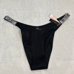 Xl Victoria secret swim, black, stone sides, new with tags, never been worn